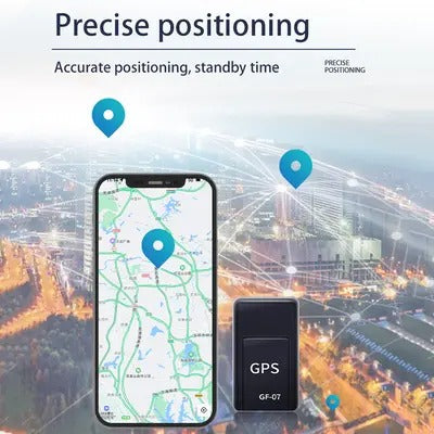 Mini Magnetic GPS Tracker - Real Time Tracking / Live Audio Monitoring